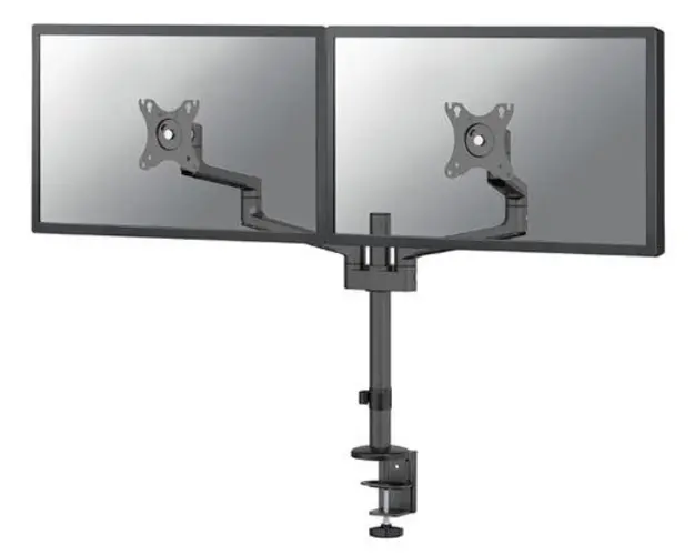 Suport 2 monitoare Neomounts DS60-425BL2, 17inch-27inch, 16 kg, VESA 75x75, 100x100 (Negru)
