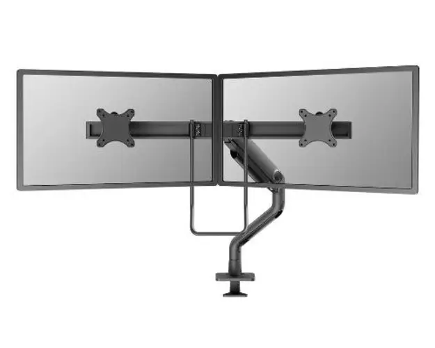 Suport birou 2 monitoare Neomounts DS75S-950BL2, 17inch - 27inch, 16 kg, VESA 75x75/100x100 (Negru)