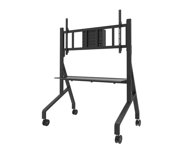 Suport monitor mobil Neomounts FL50-575BL1, 125 kg, 65-110inch (Negru)