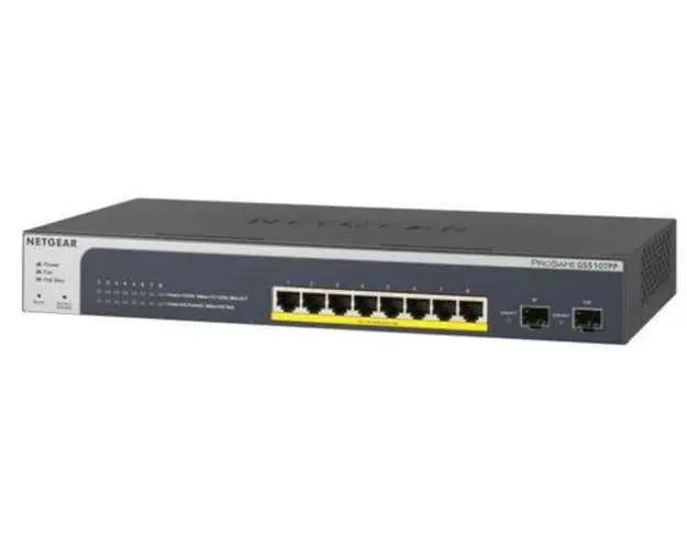 Switch Netgear GS510TPP-100EUS, Gigabit, 8 Porturi