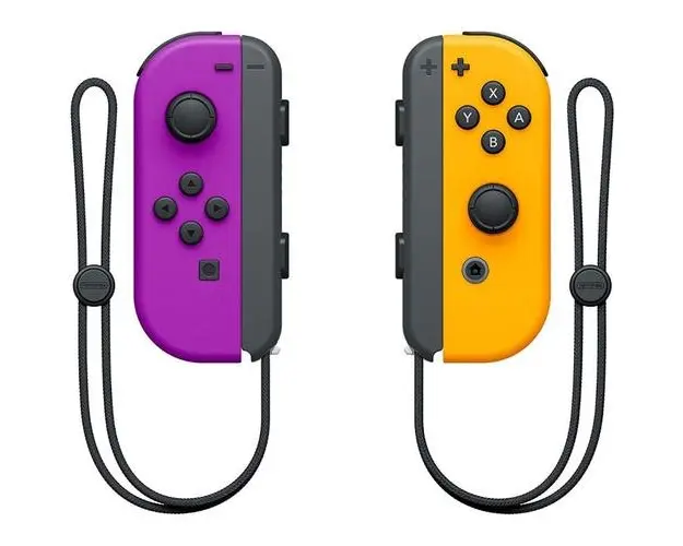 Controlere Nintendo Switch, Joy-Con (Mov/Portocaliu)