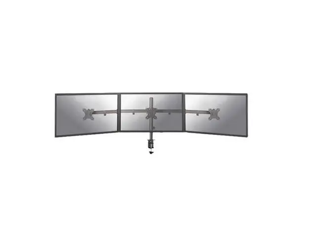 Suport Monitor de Birou Triplu Neomounts FPMA-D550D3BLACK, 10inch - 27inch, VESA 100x100, 7kg (Negru)