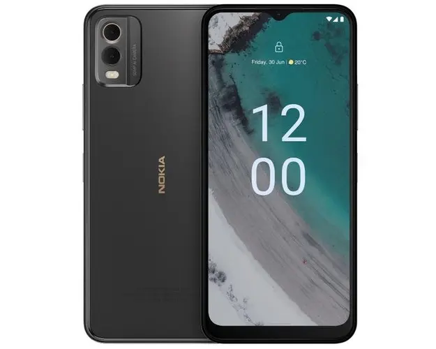 Telefon Mobil Nokia C32, Procesor Unisoc SC9863A1, IPS LCD Capacitive touchscreen 6.5inch, 4GB RAM, 64GB Flash, Camera Duala 50+2MP, Wi-Fi, 4G, Dual Sim, Android (Negru)
