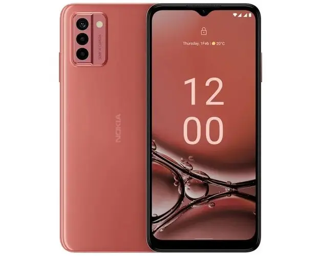 Telefon Mobil Nokia G22, Procesor Unisoc T606 Octa-Core, IPS LCD 6.5inch, 4GB RAM, 128GB Flash, Camera Tripla 50 + 2 + 2 MP, Wi-Fi, 4G, Dual SIM, Android (Portocaliu)