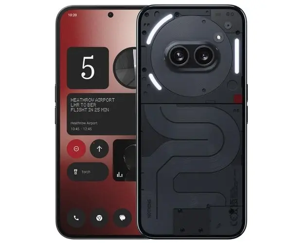 Telefon Mobil Nothing Phone 2a, Procesor Mediatek Dimensity 7200 Pro, AMOLED Capacitive Touchscreen 6.7inch, 8GB RAM, 128GB Flash, Camera Duala 50MP + 50MP, Wi-Fi, 5G, Dual Sim, Android (Negru)