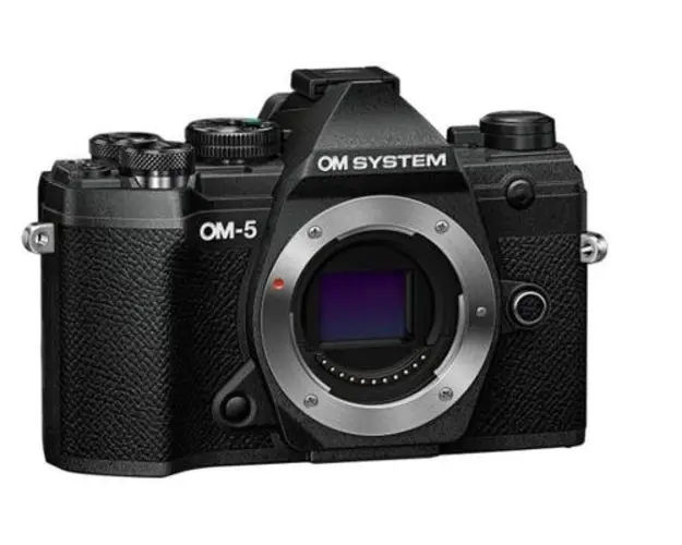 Aparat Foto Mirrorless Olympus OM SYSTEM OM-5 body, 20.4 Mpx, Filmare 4K (Negru)