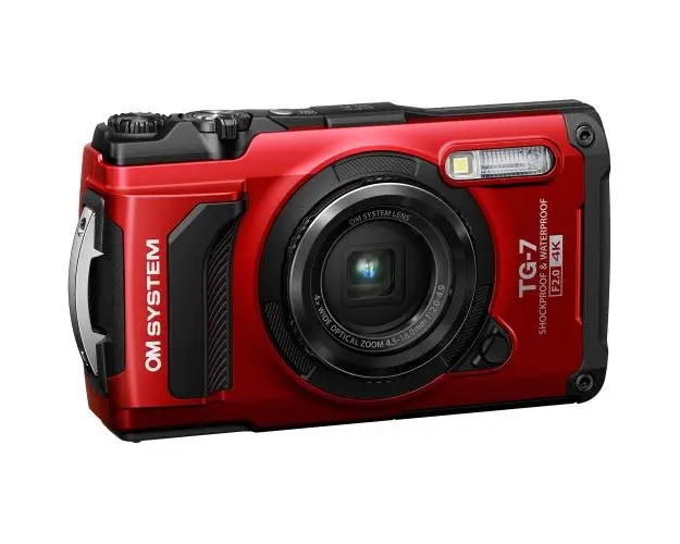 Aparat foto Digital Olympus OM SYSTEM TG-7, 12MP, 3inch LCD (Rosu)