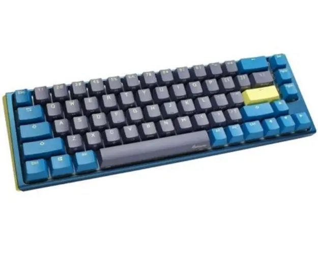 Tastatura Gaming Mecanica Ducky One 3 Daybreak SF Cherry MX Clear RGB LED, USB, Layout US (Albastru)
