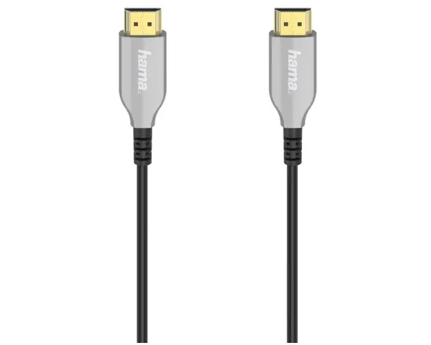 Cablu Hama 205275, HDMI - HDMI, 4k, 15 metri (Negru/Gri)