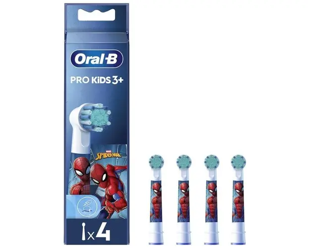Rezerve periuta de dinti Oral-B EB10S Spiderman, 4 bucati (Mutlicolor)