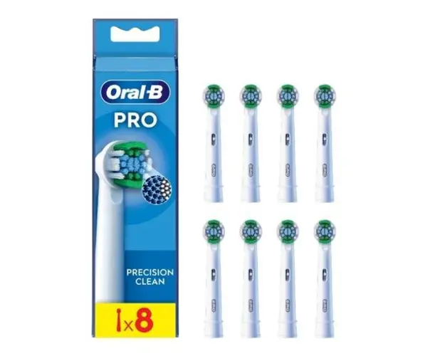Rezerve periuta de ditni Oral-B Pro Precision Clean EB20RX-8, 8 bucati (Alb)