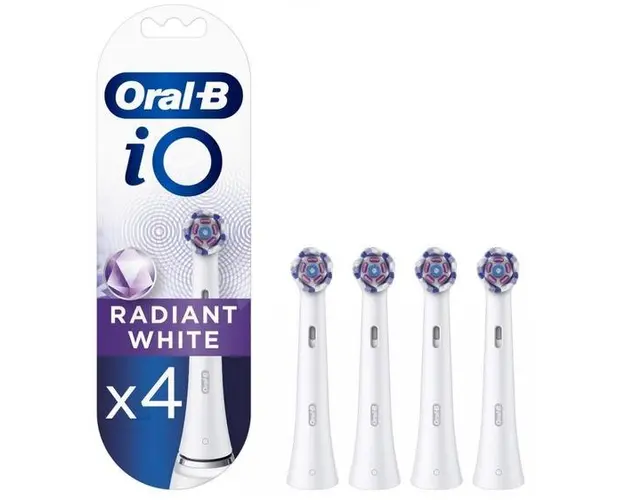 Rezerve periuta de dinti Oral-B iO Radiant White pentru Oral-B iO, 4 bucati (Alb)