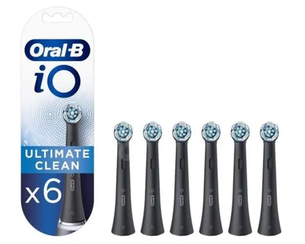 Rezerve periuta de dinti Oral-B iO Ultimate Clean, 6 buc (Negru)