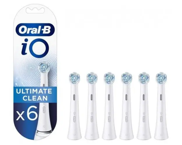 Rezerve periuta de dinti Oral-B iO Ultimate Clean, 6 buc (Alb)