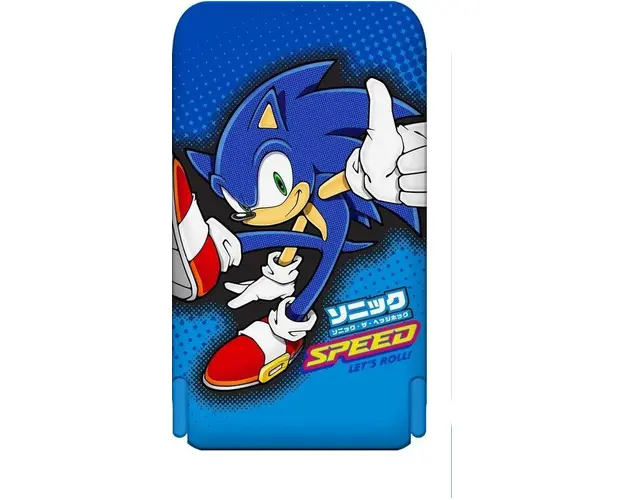 Acumulator extern OTL Sonic the Hedgehog, 5000 mAh, USB-C, Incarcare wireless (Galben)