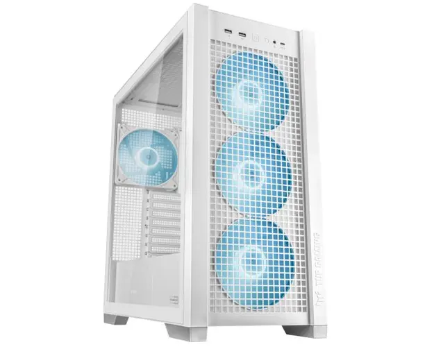 Carcasa ASUS TUF Gaming GT302 TG ARGB, Middle Tower (Alb) 