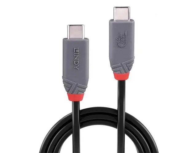 Cablu de date Lindy LY-36958, 2m, 240W, USB Type C, USB4 