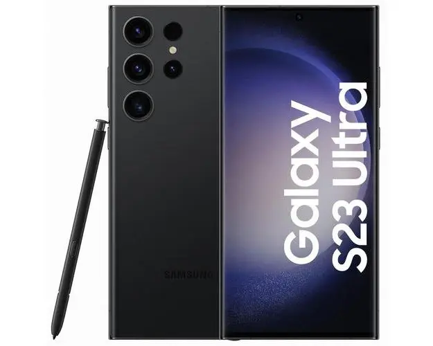 Telefon Mobil Samsung Galaxy S23 Ultra, Procesor Qualcomm SM8550 Snapdragon 8 Gen 2 Octa-Core, Dynamic AMOLED 2X 6.8, 8GB RAM, 256GB Flash, Camera Quad 200 + 10 + 10 + 12 MP, Wi-Fi, 5G, Dual SIM, Android (Negru/Non-Eu)