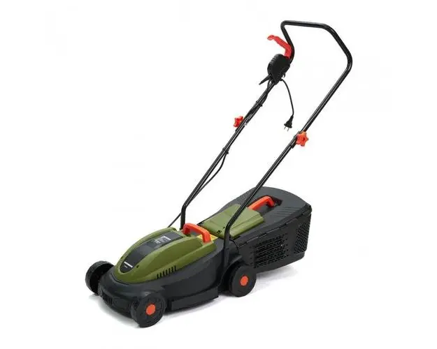 Masina de tuns iarba/gazon electrica Heinner AMGE020, 1300 W, Latime de lucru 32 cm, 3500 rpm (Negru/Verde)