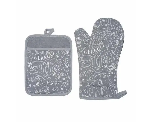 Set bucatarie 2 piese Heinner HR-KS2-GRI (Gri)