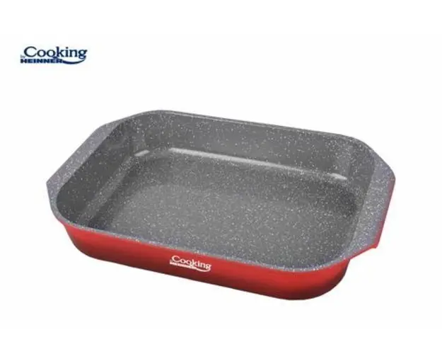 Tava inalta aluminiu Heinner RED LINE, 39.5 x 26 cm