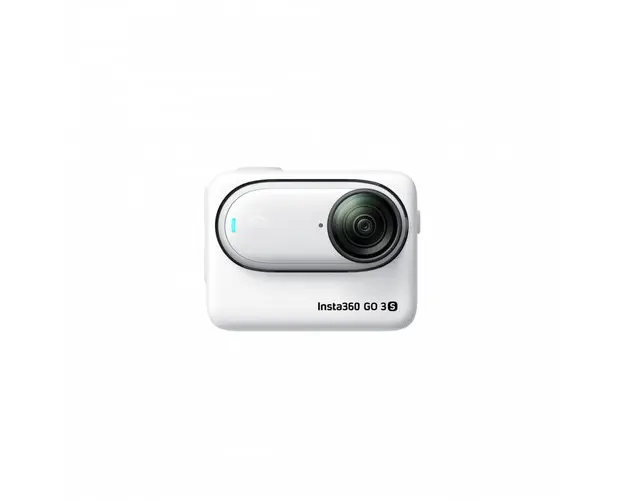 Camera video Insta360 GO 3S, 4K, 64GB, Ecran tactil flip 2.2inch, Wi-Fi, Bluetooth, Voice Control 2.0, Waterproof IPX8, Editare AI (Alb)
