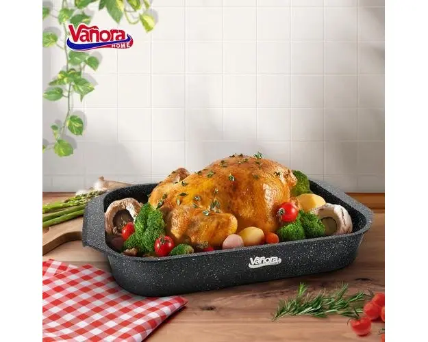 Tava inalta aluminiu VANORA HOME CLASSIC, 39.5 x 26 X 6.3 cm