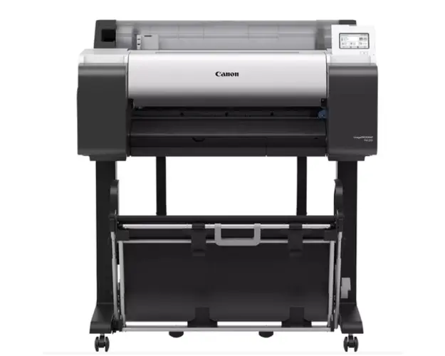 Plotter Canon imagePROGRAF TM-255, A1, Color, 24inch, HDD 500 GB, USB, Retea (Negru)