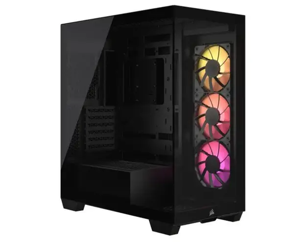 Carcasa Corsair 3500X ARGB, Middle Tower, Tempered glass (Negru)