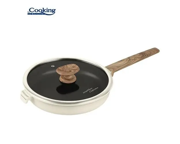Tigaie aluminiu Heinner WILD STONE, 26 x 5.5 cm, cu capac