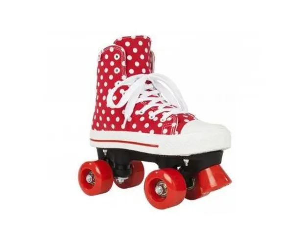 Role ROOKIE CANVAS HIGH POLKA DOTS, 35 (Rosu)
