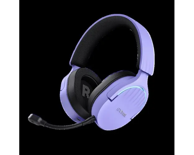 Casti cu microfon Trust GXT 491P Fayzo, USB Wireless/3.5mm jack/Bluetooth (Violet)