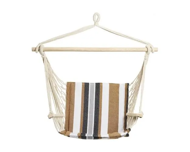 Hamac Heinner Suspendat Blk&brown Stripe 94x50cm