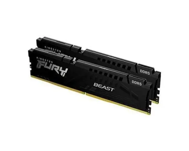 Memorie Kingston FURY Beast Black 64GB(2x32GB) DDR5 6000MHz CL30 KF560C30BBEK2-64