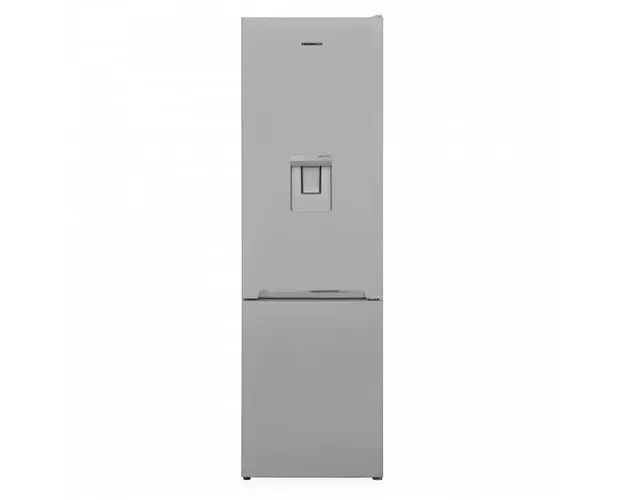 Combina frigorifica Heinner HC-V288SWDE++, 288 l, Clasa E, Less Frost, Dozator de apa, Lumina LED, Usi reversibile, H 180 cm (Argintiu)