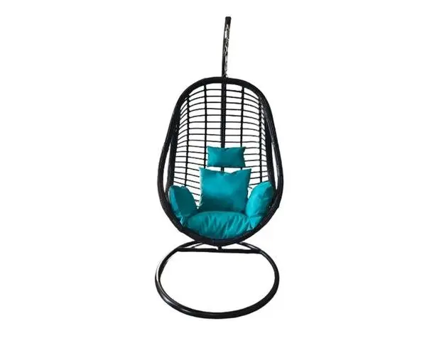 Scaun suspendat Heinner Roco, 83x65/118/195cm (Albastru)