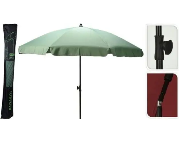 Umbrela plaja H:200CM, D:185CM, Verde