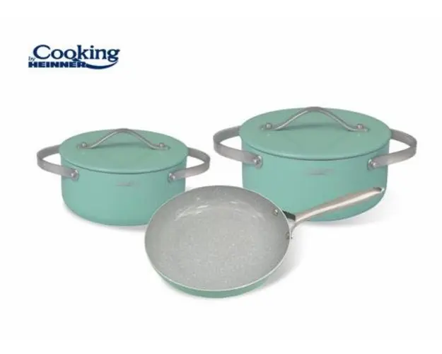 Set gatit Heinner HR-BET-5CRT CRETA, 5 piese, aluminiu