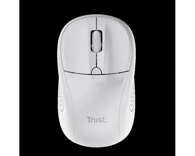 Mouse Wireless Trust Primo, 1600 DPI, USB (Alb)