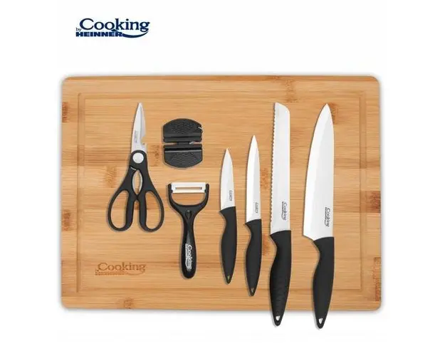 Set cutite de bucatarie Heinner HR-EVI-8CRR, 8 piese