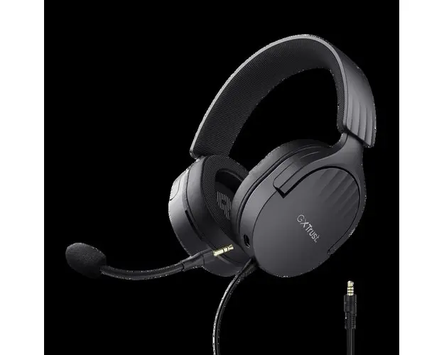 Casti Trust GXT 489 Fayzo, Jack 3.5mm, Microfon (Negru)