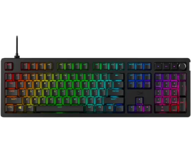 Tastatura Gaming Mecanica HyperX Alloy Rise, iluminare RGB, layout US, HyperX Linear Switch (Negru)