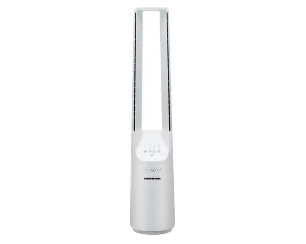 Ventilator turn HTFB-M33WH, 33 W, 6 viteze, 3 moduri ventilare, Oscilatie (Alb)