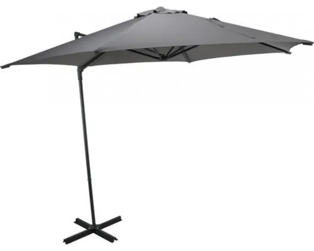 Umbrela terasa H:225CM, D:270CM, Gri