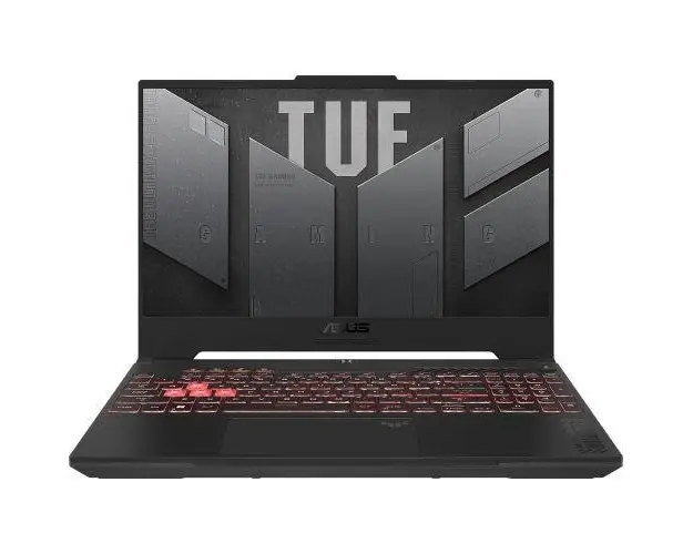 Laptop Gaming ASUS TUF A15 FA507NVR (Procesor AMD Ryzen™ 7 7435HS (16M Cache, up to 4.50 GHz), 15.6inch Full HD IPS 144Hz, 16GB, 1TB SSD, NVIDIA GeForce RTX 4060 @8GB, No OS, Negru/Gri)