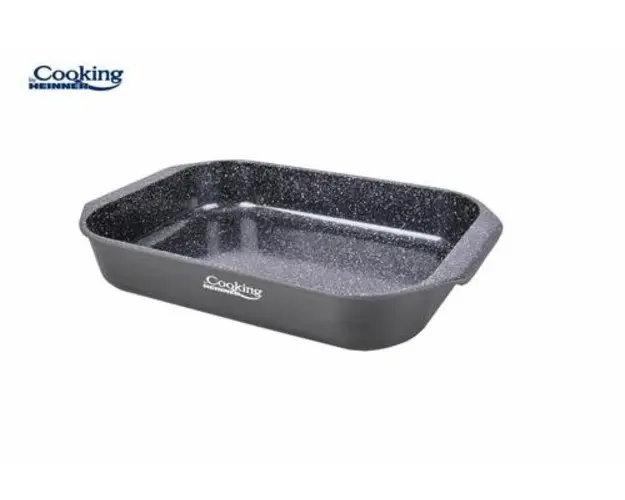 Tava inalta aluminiu Heinner DARK LINE, 39.5 x 26 cm