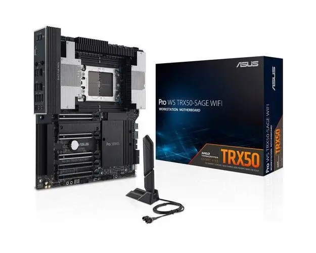 Placa de baza ASUS Pro WS TRX50-SAGE WIFI, AMD TRX50, sTR5, eATX