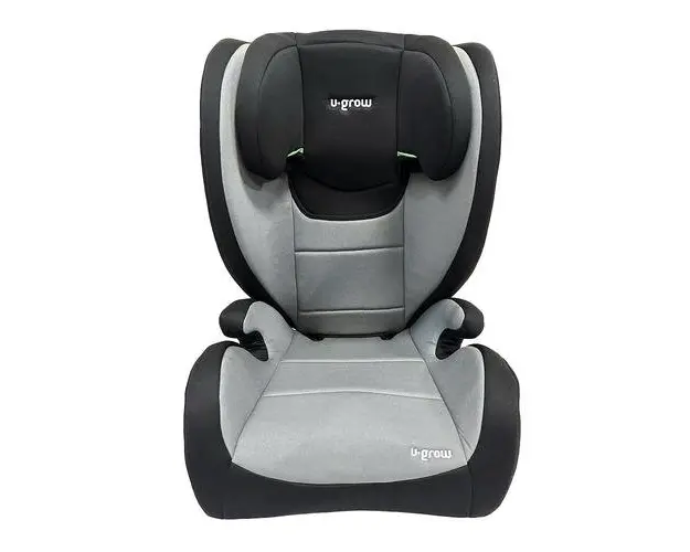 Scaun auto U-grow UG-HB59, 100-150 cm, R129, cu isofix (Negru)