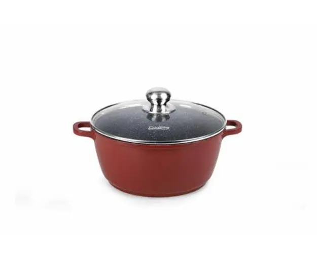 Cratita cu capac HEINNER CALABRIA, 20x9cm, 2.5L, aluminiu (Maro)