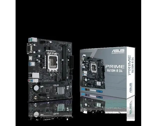 Placa de baza ASUS PRIME H610M-R D4, Intel H610, LGA 1700, mATX 